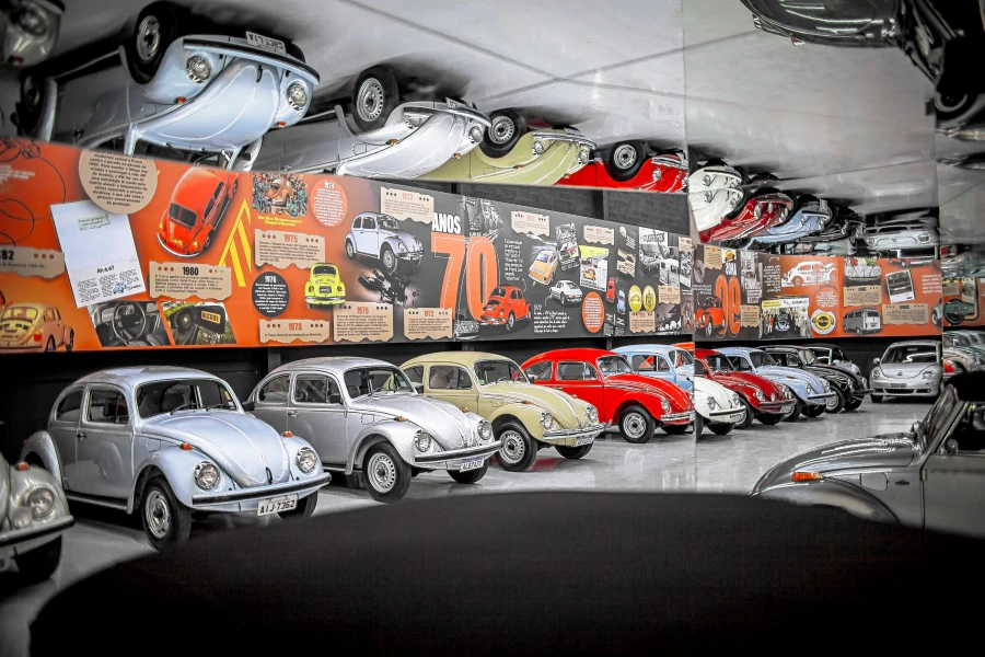 Veículos em exposição