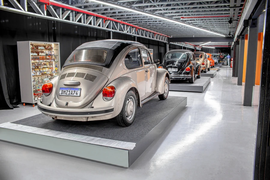 Modelos em exposição