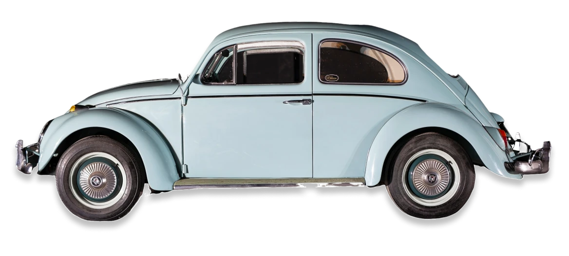 Fusca azul claro