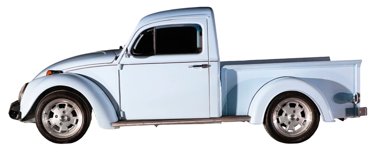 Fusca picape azul
